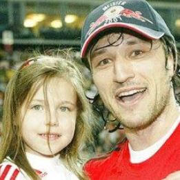 Kristina Kovac husband Niko Kovac and daughter Laura.